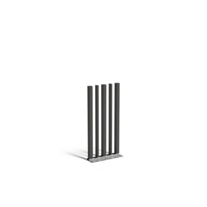 Gartenpfosten, 5er-Set, variabel, Stahl