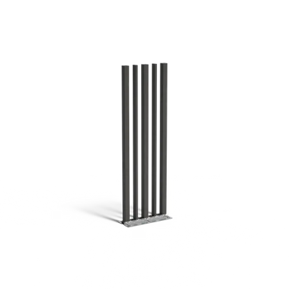 Gartenpfosten, 5er-Set, variabel, Stahl