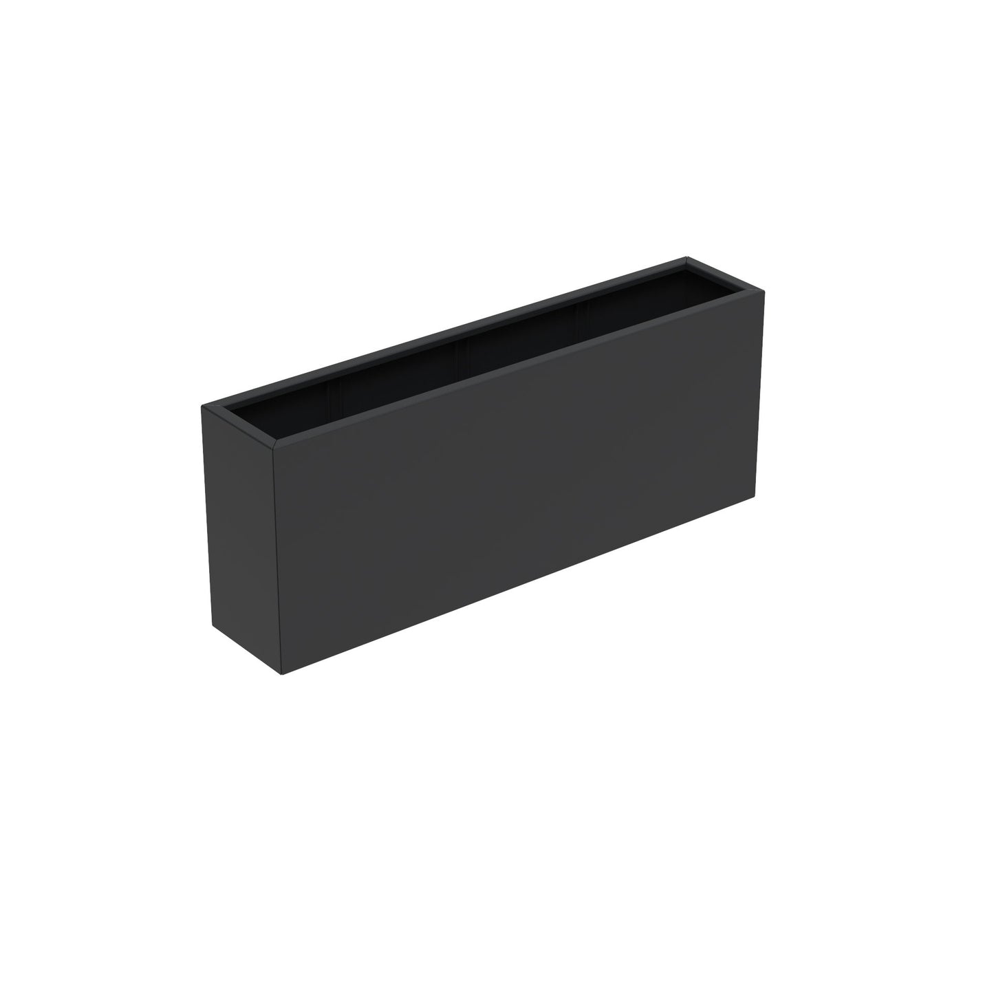 Pflanzgefäß CARREZ rechteckig aus Aluminium