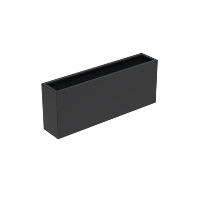Pflanzgefäß CARREZ rechteckig aus Aluminium