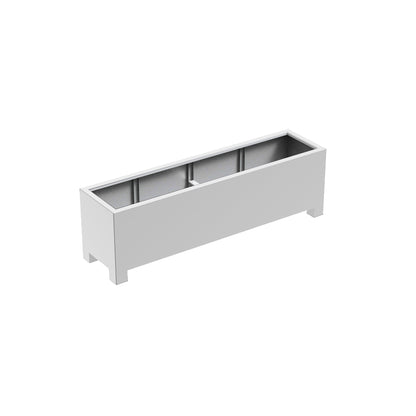 Pflanzgefäß Florida mit Füßen aus Aluminium