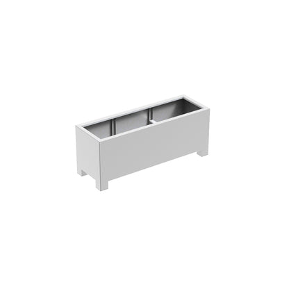 Pflanzgefäß Florida mit Füßen aus Aluminium