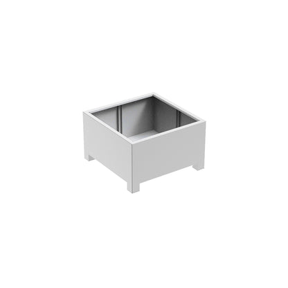 Pflanzgefäß Florida mit Füßen aus Aluminium