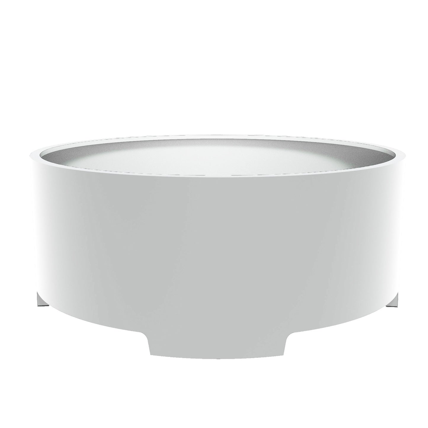 Pflanzgefäß CIRCUM mit Füßen aus Aluminium