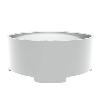 Pflanzgefäß CIRCUM mit Füßen aus Aluminium