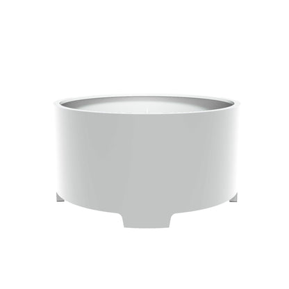 Pflanzgefäß CIRCUM mit Füßen aus Aluminium