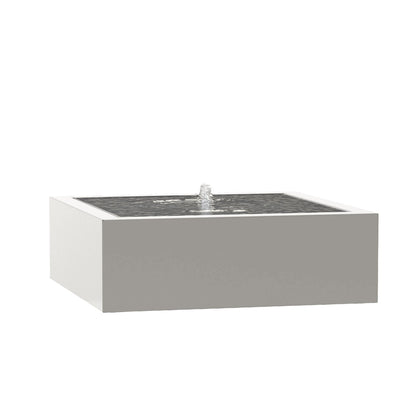 Wassertisch Quadrix aus Aluminium