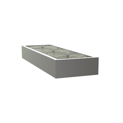 Wassertisch Quadrix aus Aluminium